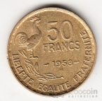 Франция 50 франков 1953