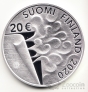 Финляндия 20 евро 2020 100 лет со Дня рождения Вяйне Линна (коробка)