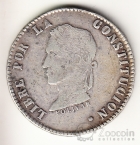 Боливия 4 соль 1859 Буквы FJ