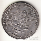 Лаос 10 кип 1989 Чемпионат мира по футболу в Италии-1990