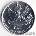 Андорра 1 сентим 1999 FAO