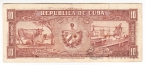 Куба 10 песо 1956