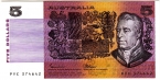 Австралия 5 долларов 1974-1991