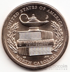 США 1 доллар 2021 Американские инновации - North Carolina P