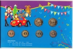 Австралия набор 6 монет 2021 30 лет Группе The Wiggles (блистер)