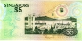 Сингапур 5 долларов 1976