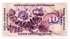 Швейцария 10 франков 1969