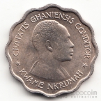 Гана 3 пенса 1958
