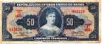 Бразилия 50 крузейро 1961