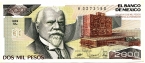 Мексика 2000 песо 1989