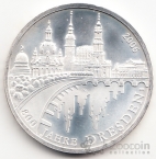 Германия 10 евро 2006 800 лет Дрездену