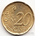 Ватикан 20 евроцентов 2006