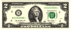 США 2 доллара 2013 (серия замещения - *)