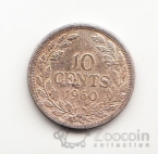 Либерия 10 центов 1960