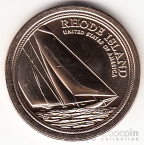 США 1 доллар 2022 Американские инновации - Rhode Island Р