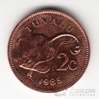 Тувалу 2 цента 1985 (BU)