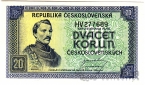 Чехословакия 20 крон 1945