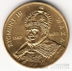 Польша 2 злотых 1998 Правители - Зигмунд III Ваза
