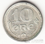 Дания 10 оре 1918