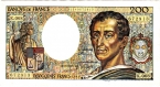 Франция 200 франков 1989