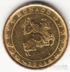 Монако 10 евроцентов 2001