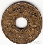 Ливан 2 1/2 пиастра 1940