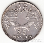 Ливан 25 пиастров 1929