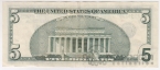 США 5 долларов 2003