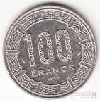 Республика Конго 100 франков 1983