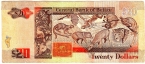 Белиз 20 долларов 1990