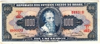Бразилия 1000 крузейро 1953