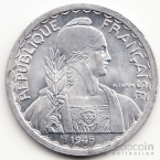 Французский Индокитай 20 центов 1945 [1]