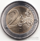 Германия 2 евро 2022 35 лет программе Erasmus J