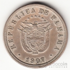 Панама 2 1/2 сентезимо 1907