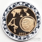 КНДР 30 вон 2011 Год обезьяны