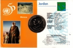 Иордания 5 динар 1995 50 лет ООН (блистер)