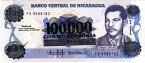 Никарагуа 100000 кордоба 1989