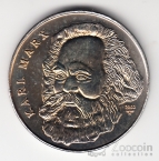 Куба 1 песо 2002 Вожди мирового пролетариата - Карл Маркс