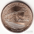 США 1 доллар 2022 Американские инновации - Tennessee P