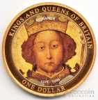 Острова Кука 1 доллар 2007 Правители - Король Ричард II
