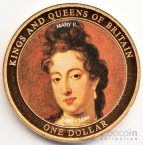 Острова Кука 1 доллар 2007 Правители - Королева Мария II