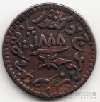 Индия - штат Кутч 1 1/2 докдо 1888
