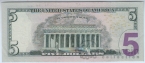 США 5 долларов 2013