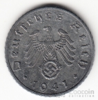 Германия 5 пфеннигов 1941 F (тип 2)