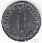 Германия 1 пфенниг 1942 G