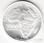 Чад 5000 франков 2020 В.И. Ленин