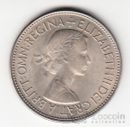 Великобритания 1/2 кроны 1953