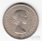 Великобритания 1 шиллинг 1953 (Английский тип)