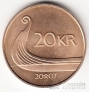 Норвегия 20 крон 2007 (BU)