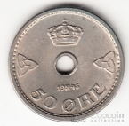 Норвегия 50 эре 1945